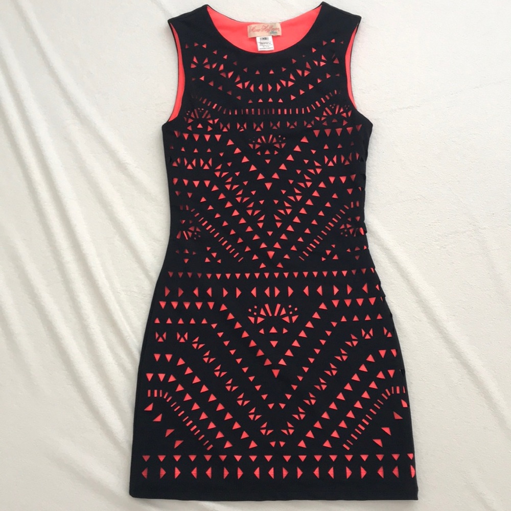 Mara Hoffman Laser Cut Mini Dress